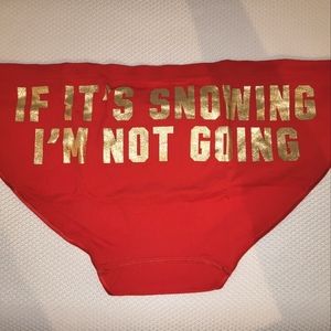 NWT PINK Victoria's Secret Red underwear